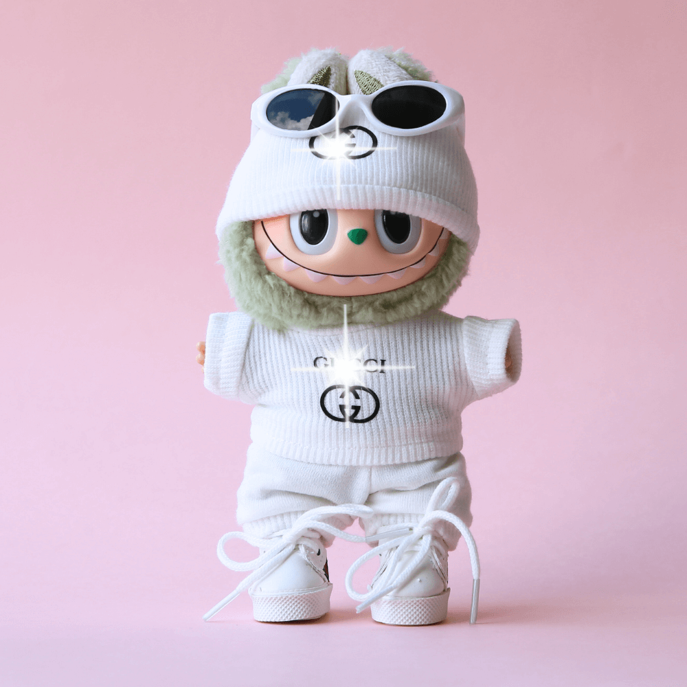G-Style White Street Set (5-Piece) for Labubu