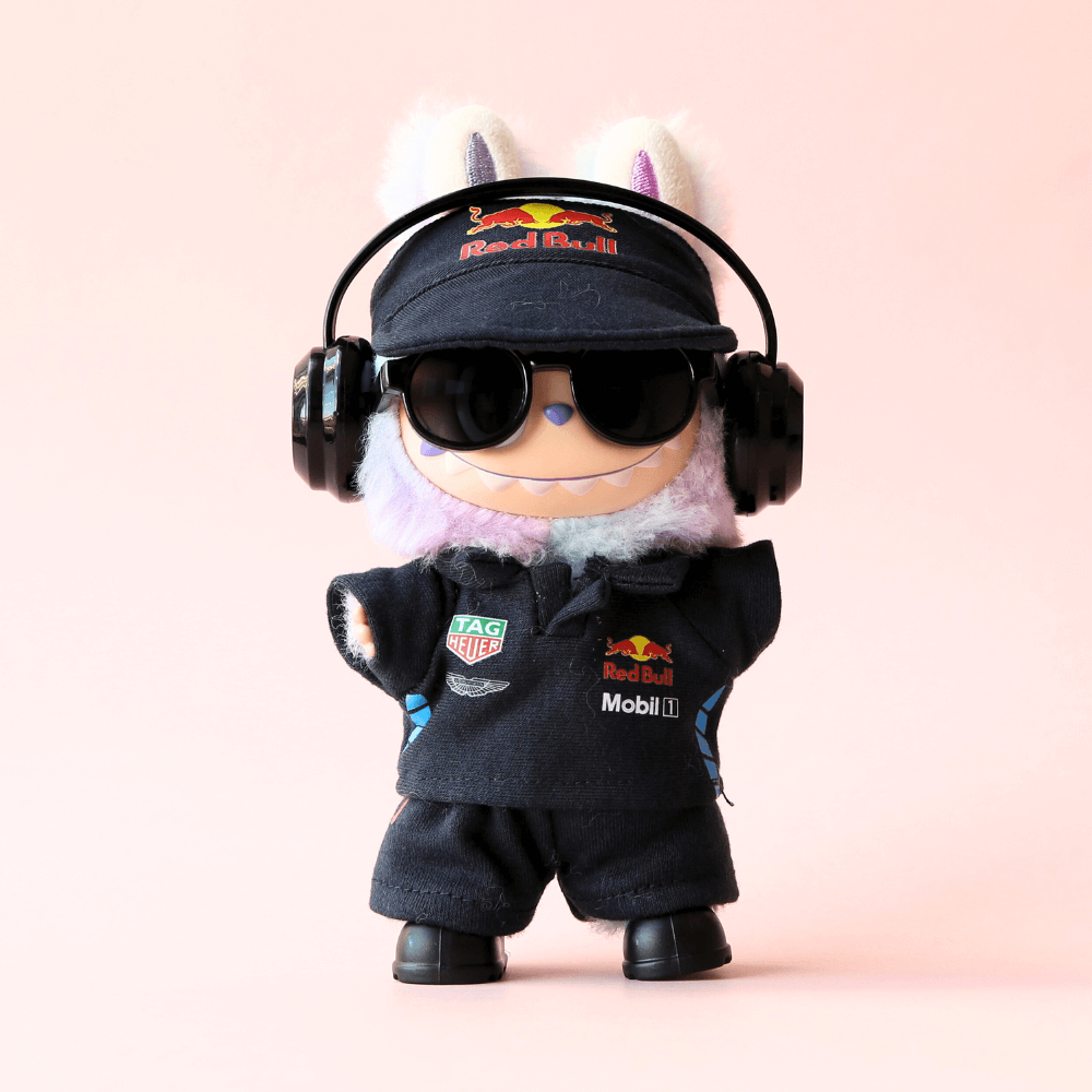 Formula 1 Red Bull 3-piece Set- Labubu Clothes-Boobulo