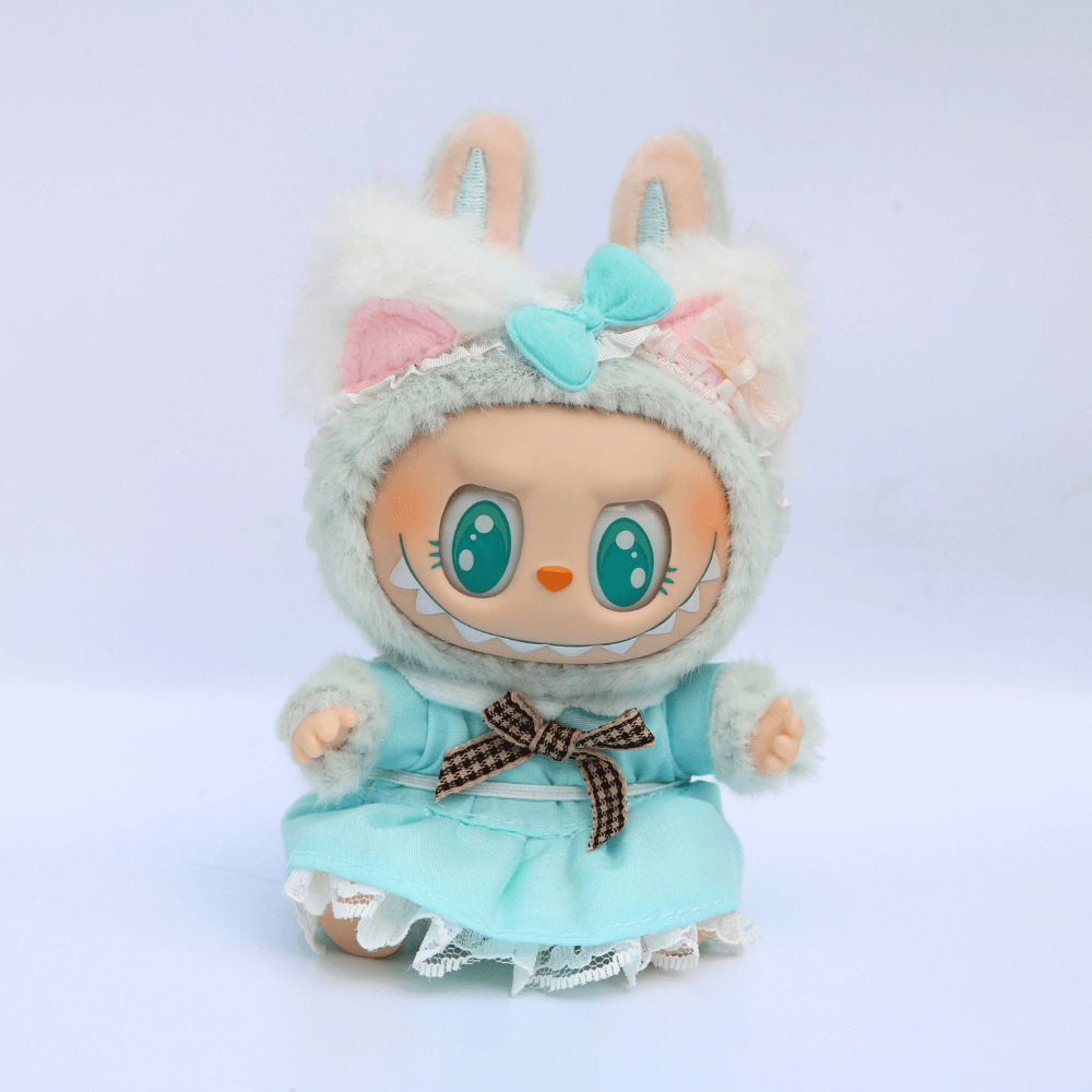 Maid Outfit 4-Piece Set - Labubu Fashion Clothes-Boobulo