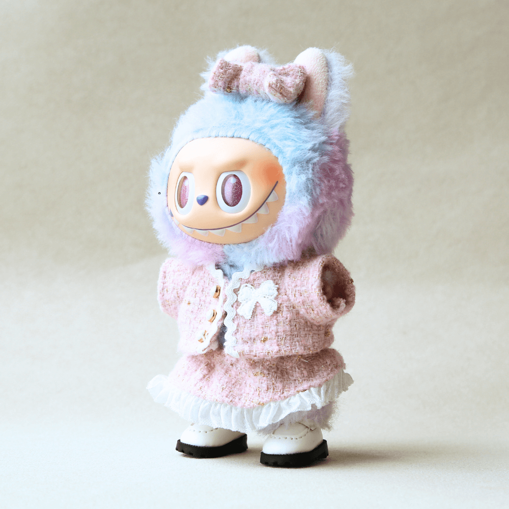 Parisian Chic Tweed 4-Piece Set for Labubu