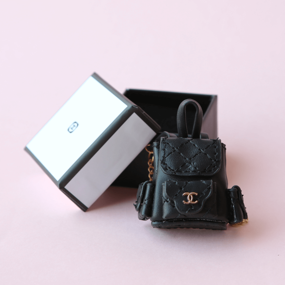 Chanel Chain-Strap Backpack for Labubu