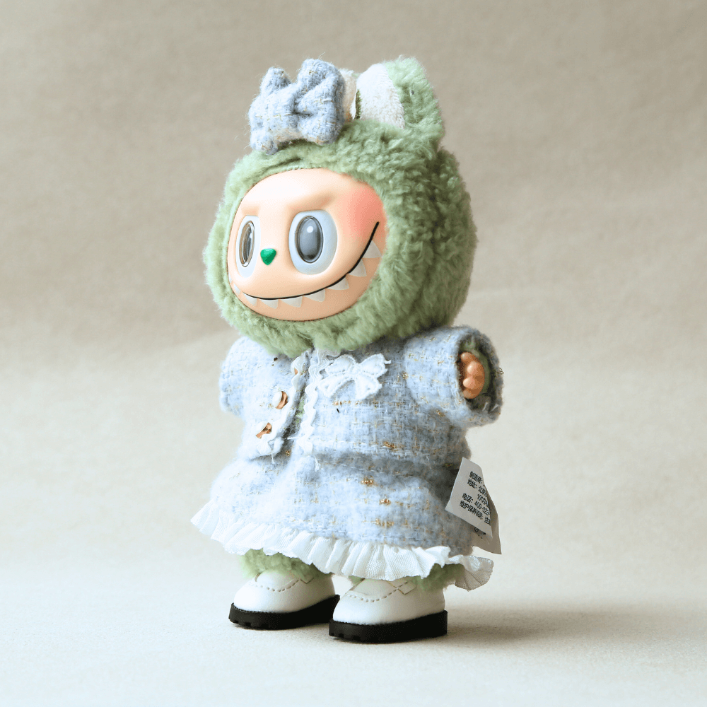 Parisian Chic Tweed 4-Piece Set for Labubu