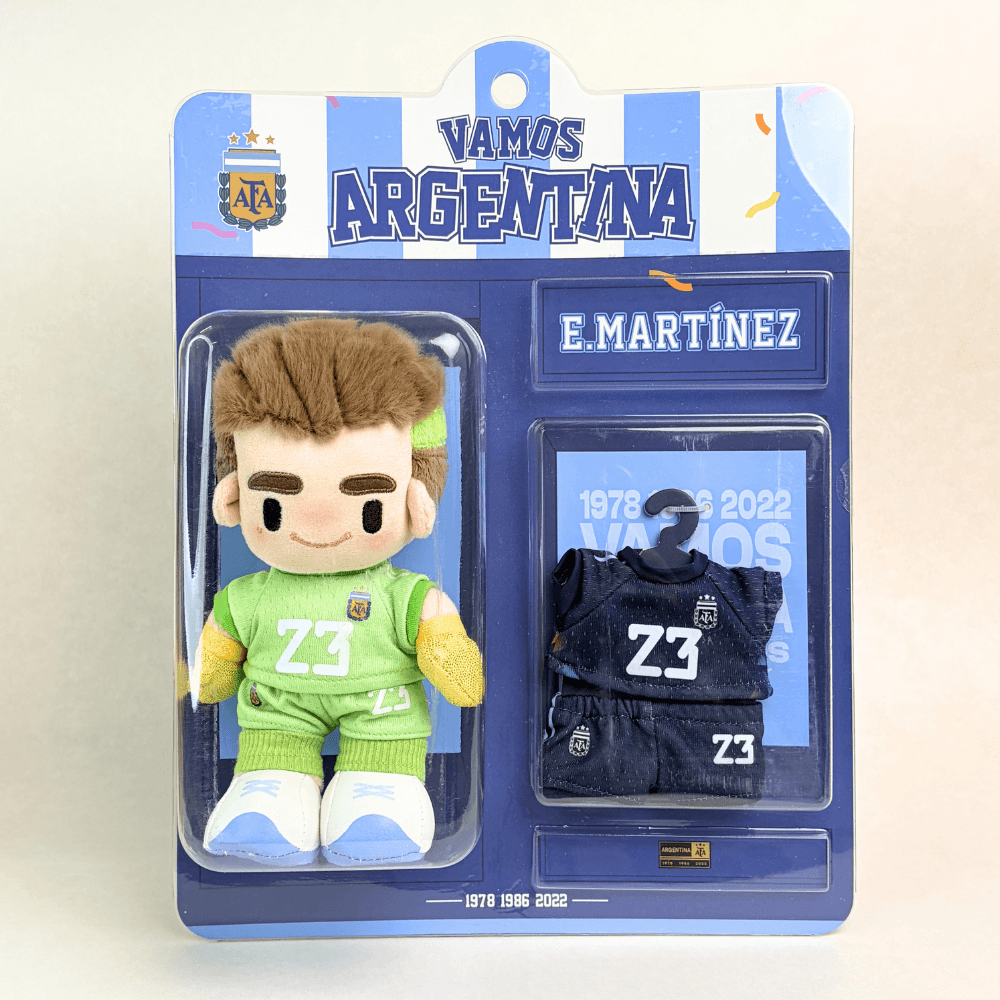 E.Martínez Changeable-Outfit Plush Keychain