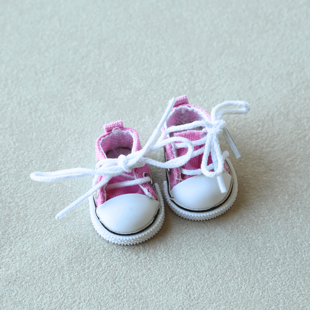 Mini Canvas Shoes – Doll Sneakers for Labubu