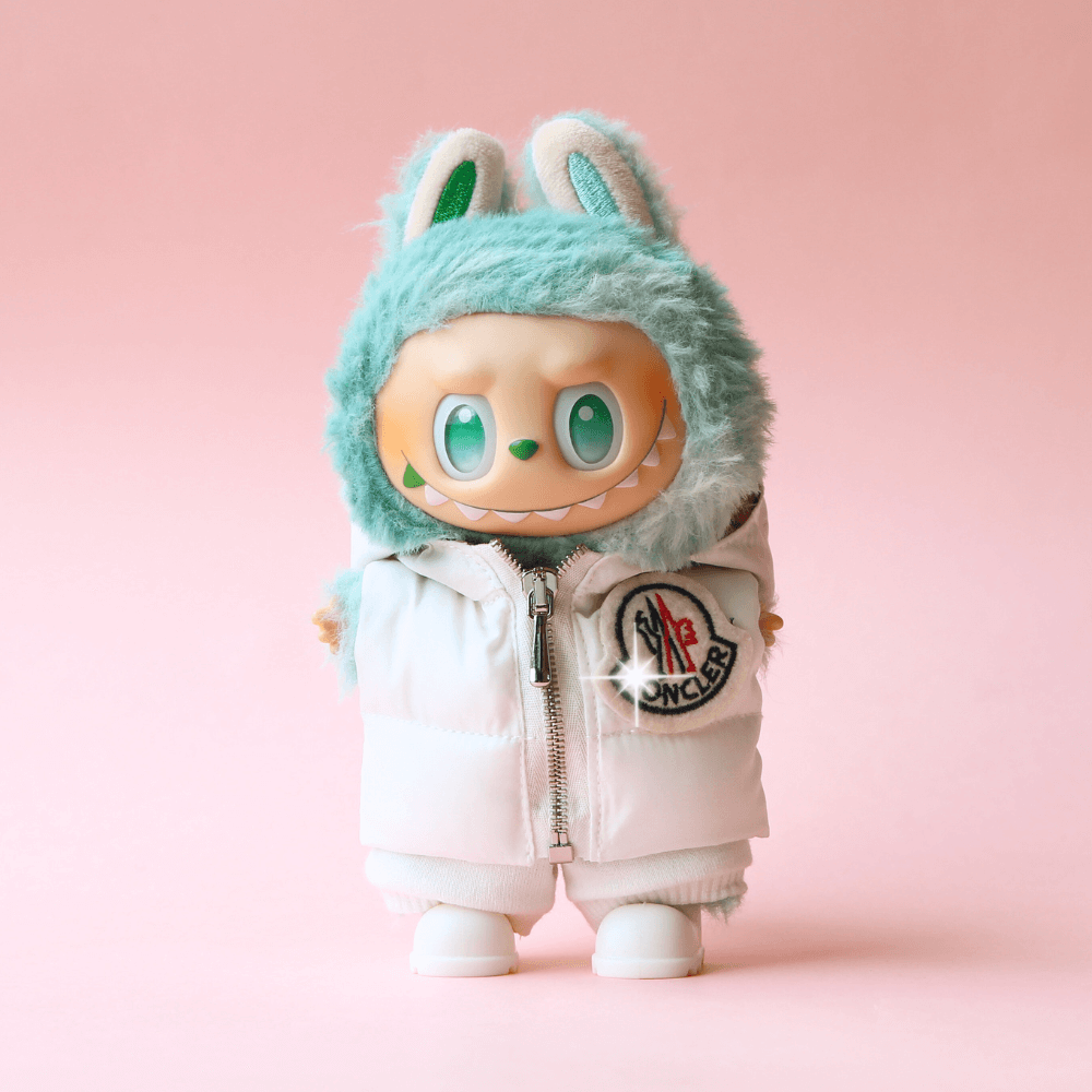 Moncler-Style Set for Labubu (3-Piece)