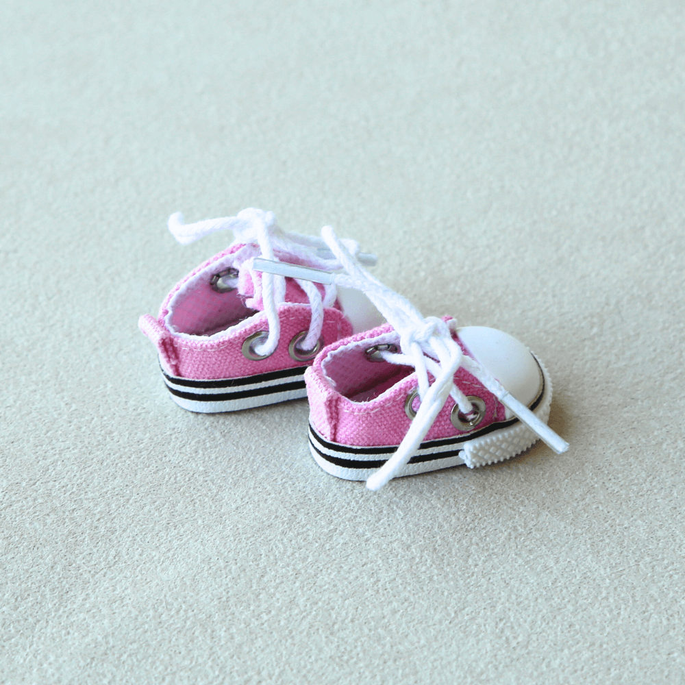 Mini Canvas Shoes – Doll Sneakers for Labubu
