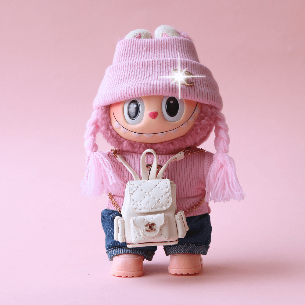 Cute Luxury Outfit (6-Piece Set) for Doll