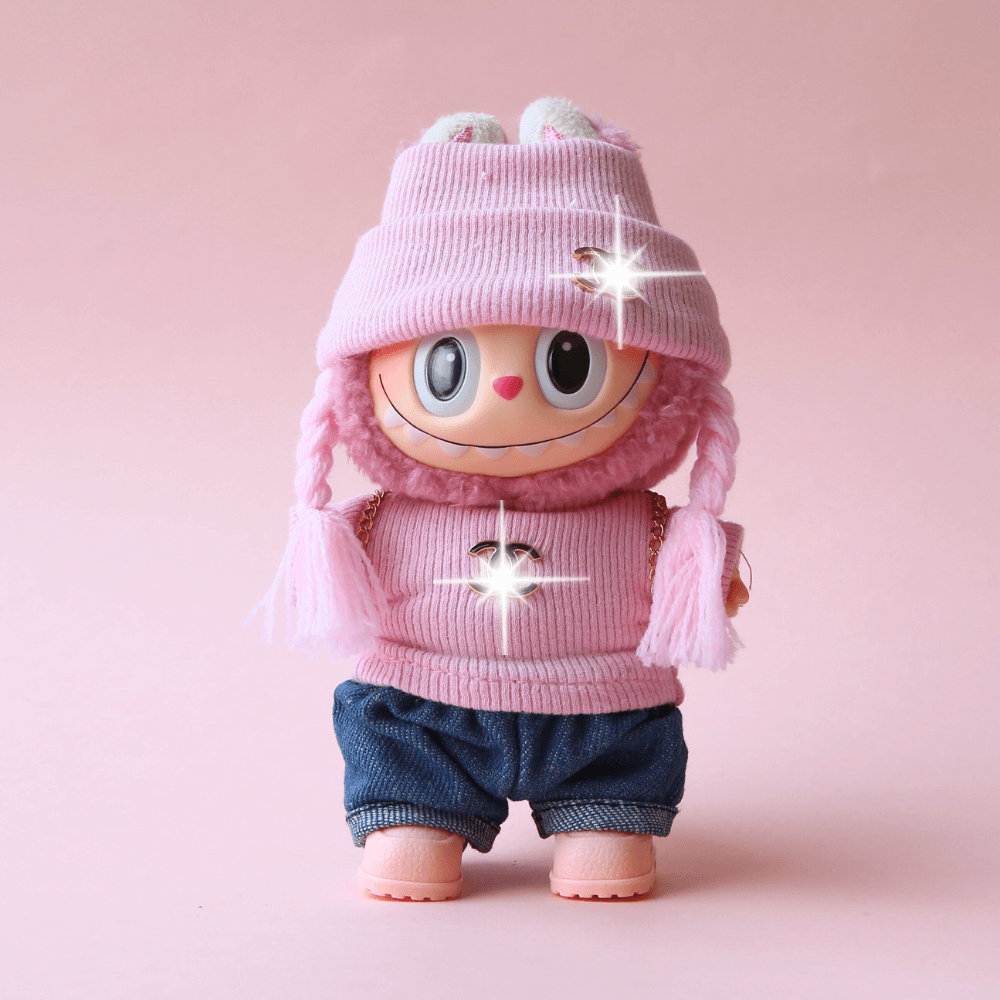 Cute Luxury Outfit (6-Piece Set) for Doll