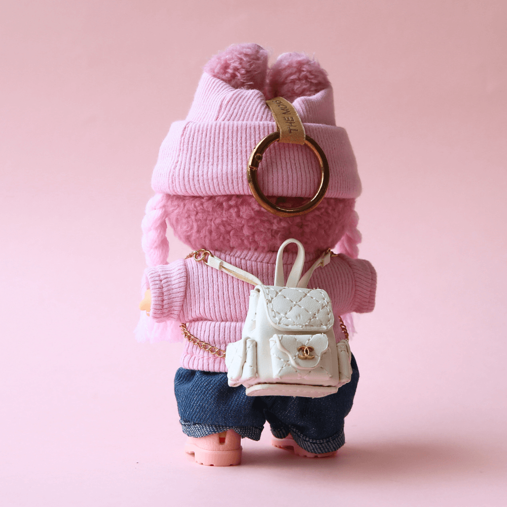 Cute Chanel Outfit (6-Piece Set) for Labubu