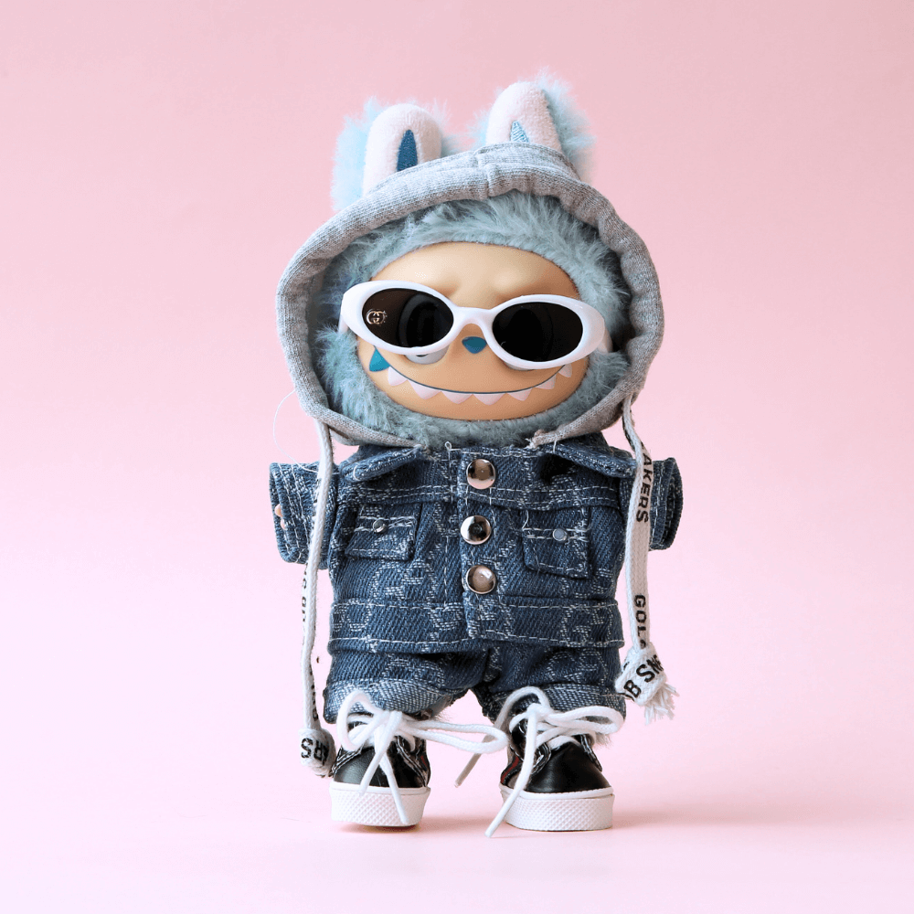 Dior Denim 4-Piece Set for Labubu