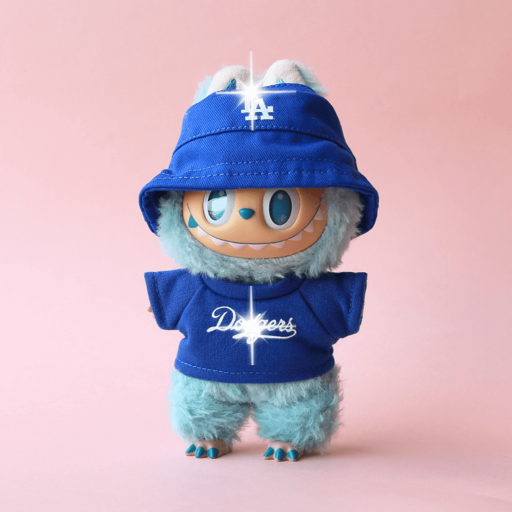 LA Style 2-Piece Set – Top & Cap  - 6.7″ Labubu Fashion Clothes