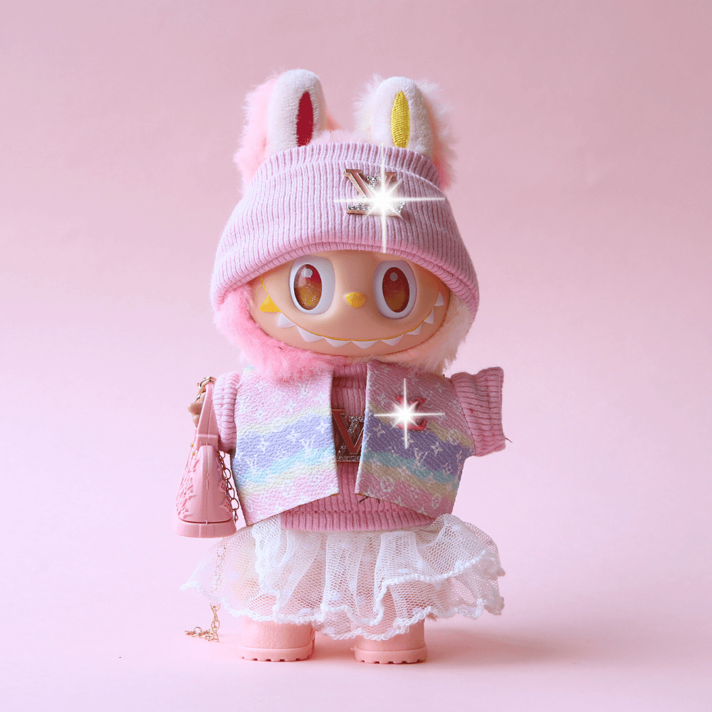 Pink Monogram Classic Set (6-piece) for Labubu