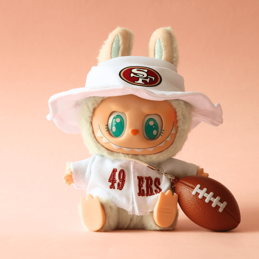 Boobulo™ NFL 49ers Football Set for Labubu (with ball)