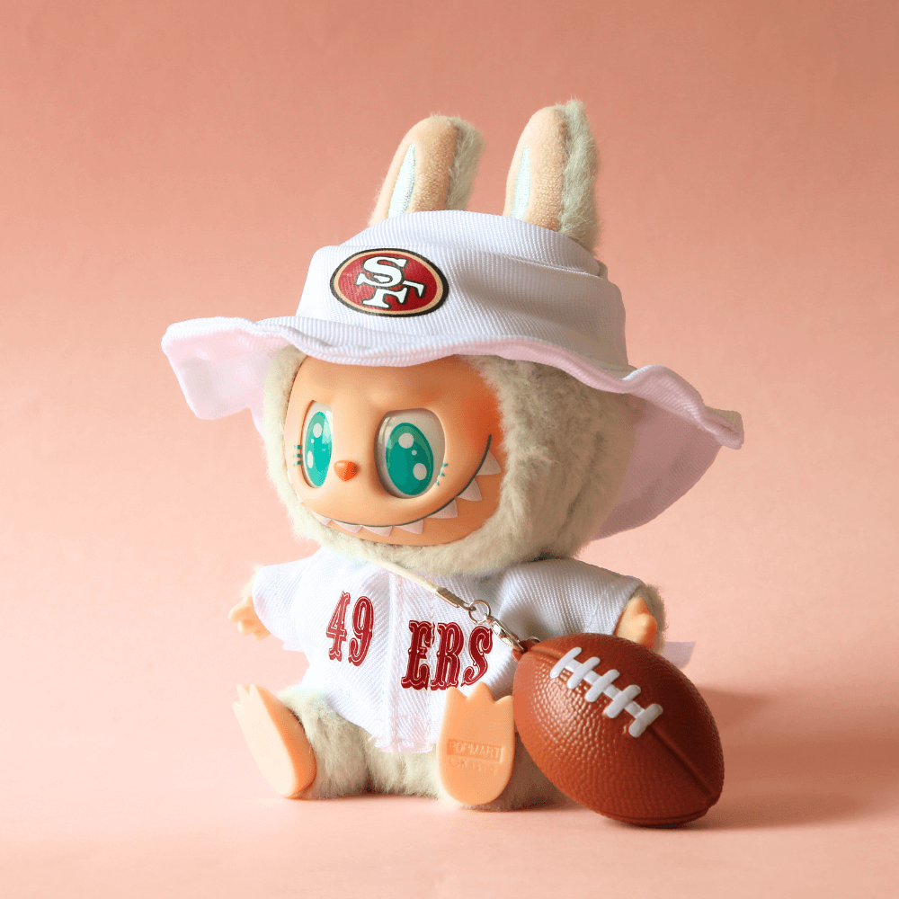 Boobulo™ NFL 49ers Football Set for Labubu (with ball)