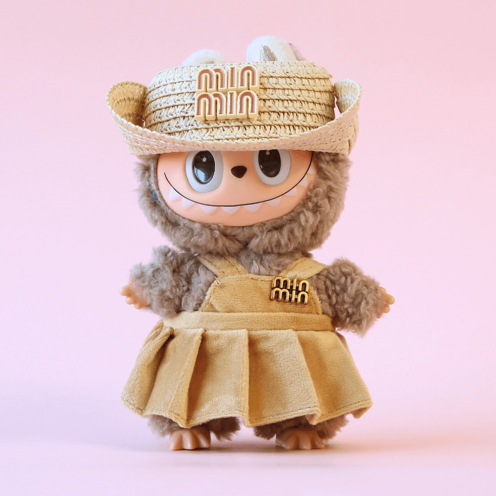 Mini Miu Denim Set - 6.7″ Labubu Fashion Clothes