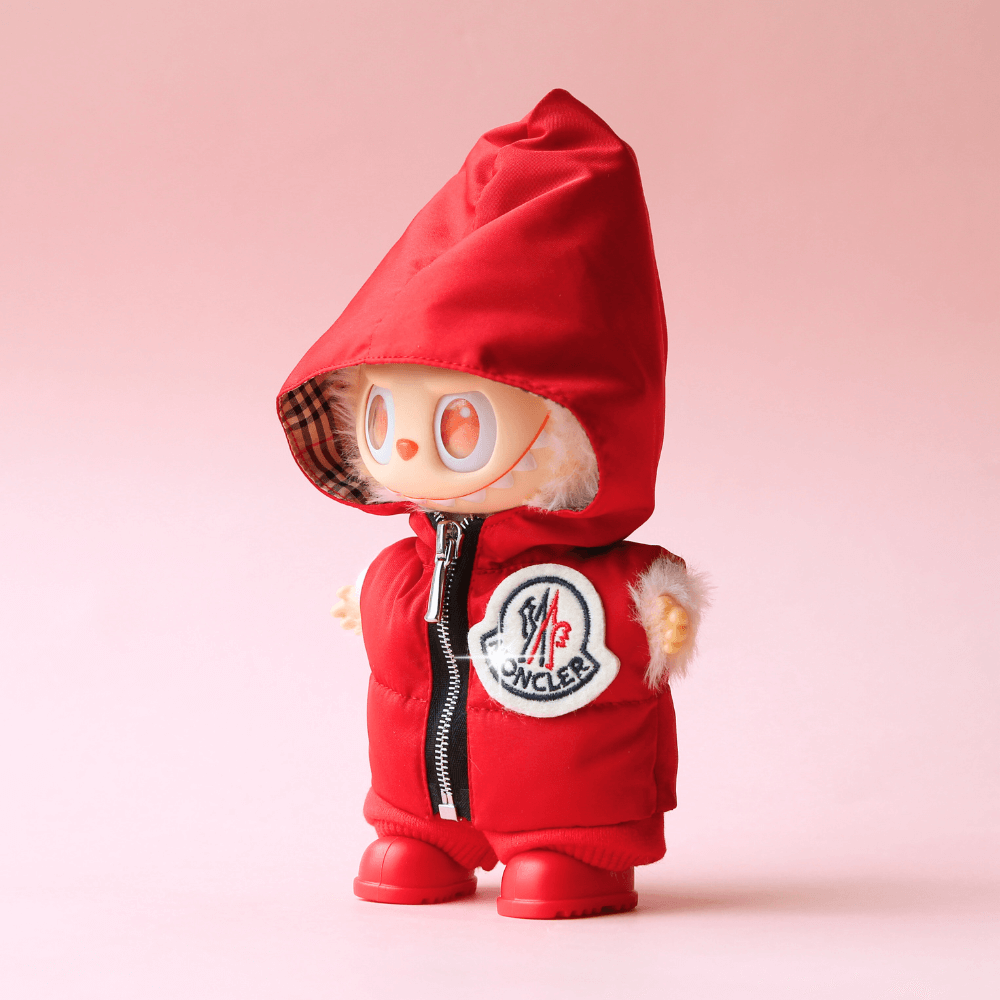 Moncler-Style Set for Labubu (3-Piece)