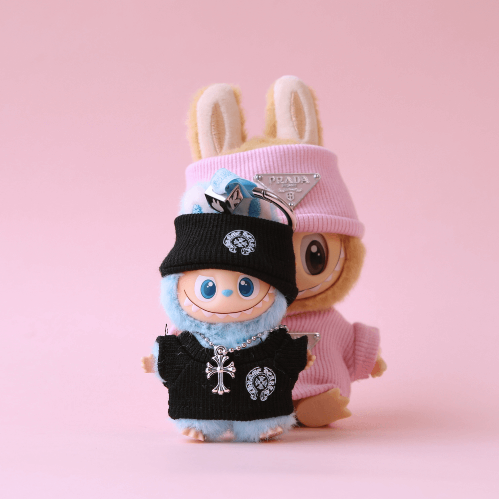 Chrome Heart 3-Piece Set for Labubu 4.0