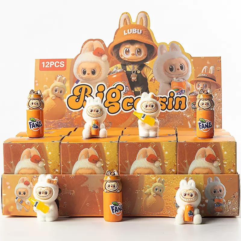 Mini Labubu x Fanta Mini Series Blind Box - Bubbly Mischief (Full Case of 12)