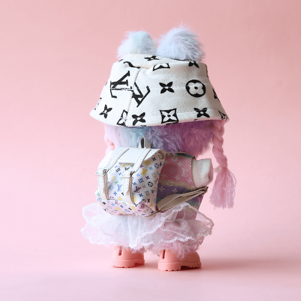 Luxury Monogram Vest Set (7-Piece) for Labubu