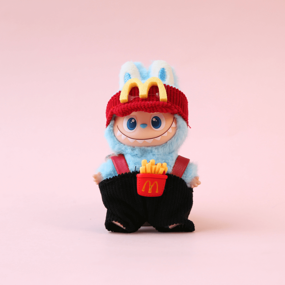 McDonald's Outfit 2-Piece Set for Labubu 4.0-pin for love 