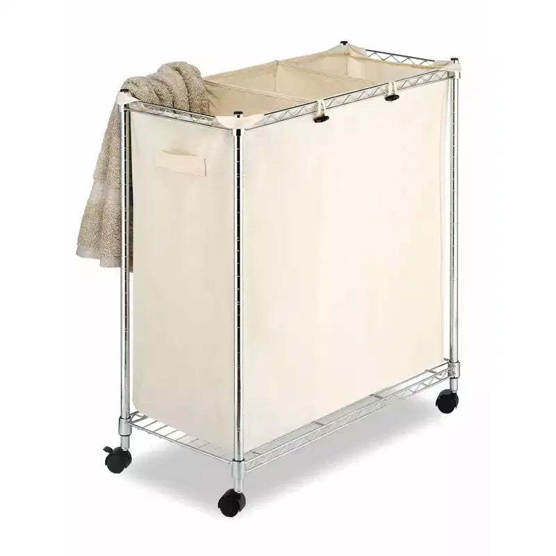 Whitmor Supreme Laundry Sorter Cream 1pc