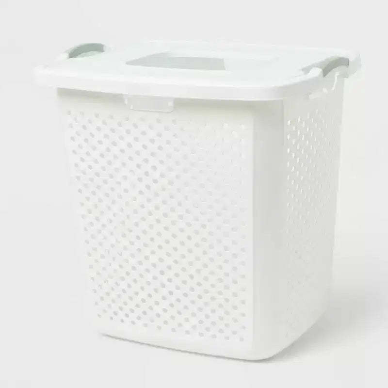 BR XL Lamper with Lid White with Daydream Green Handles - Brightroom™