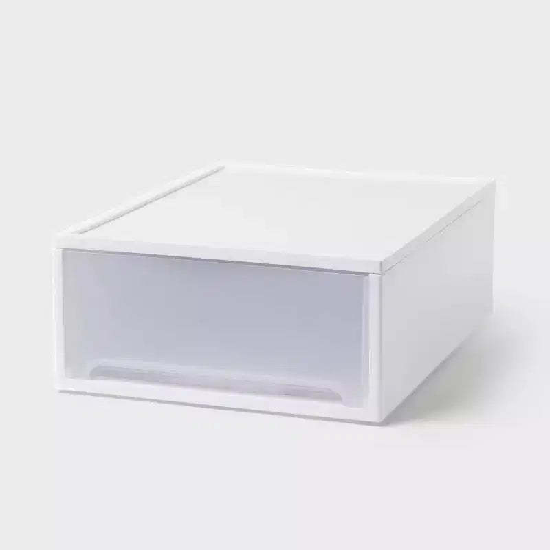 Modern Short Narrow Drawer White 1pc - Brightroom™