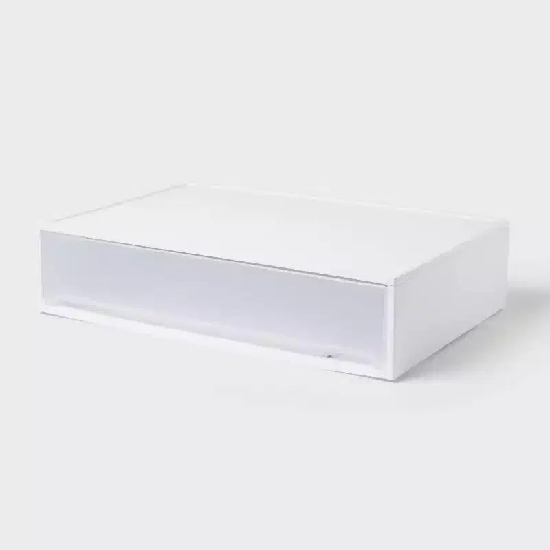 Modern Wide Underbed Drawer White 1pc - Brightroom™
