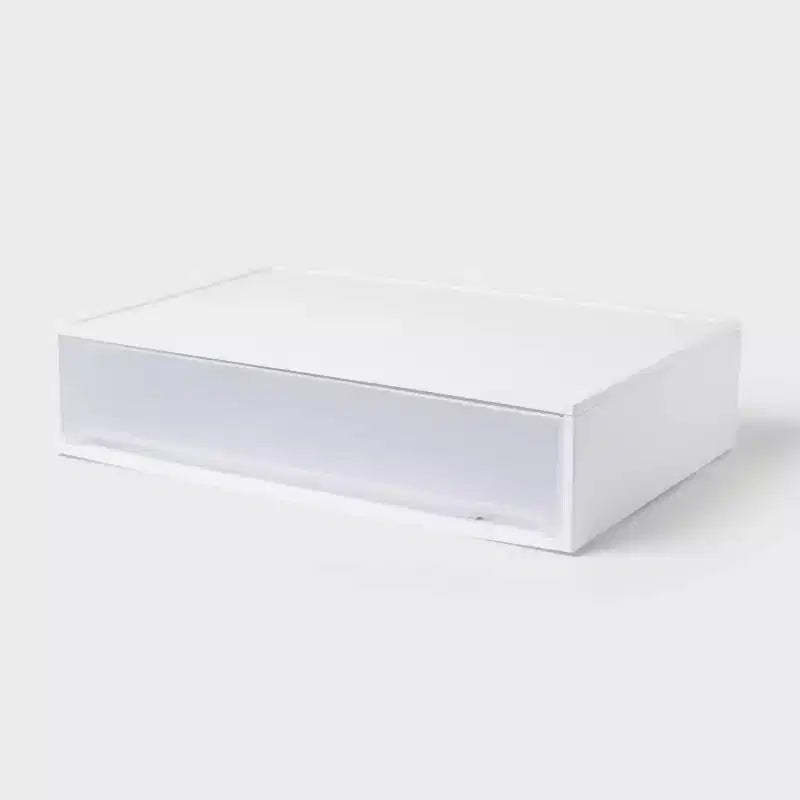Modern Wide Underbed Drawer White 1pc - Brightroom™