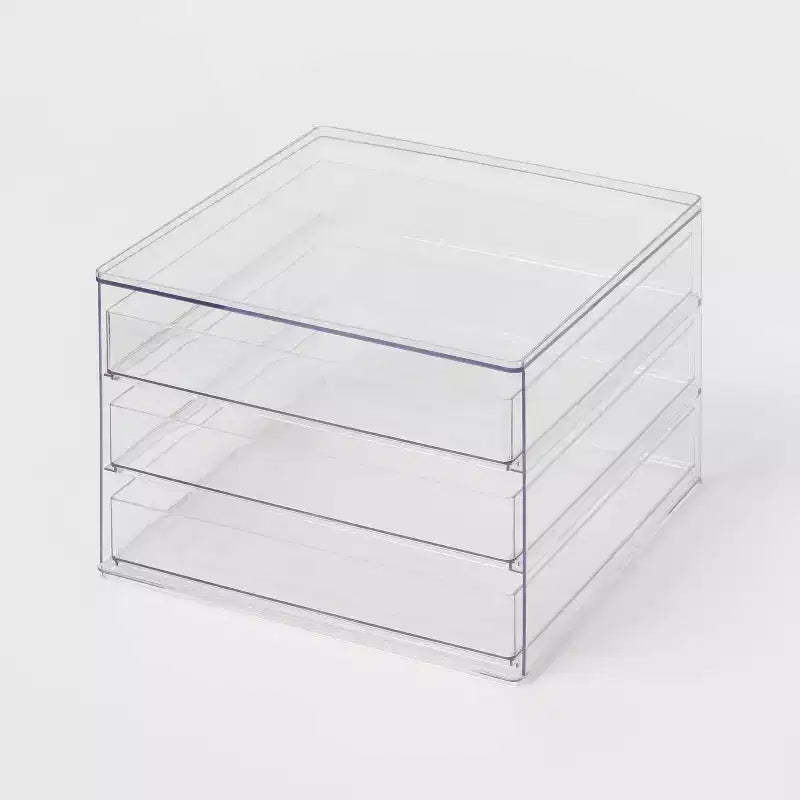 All Purpose 3 Drawer Storage Clear - Brightroom™