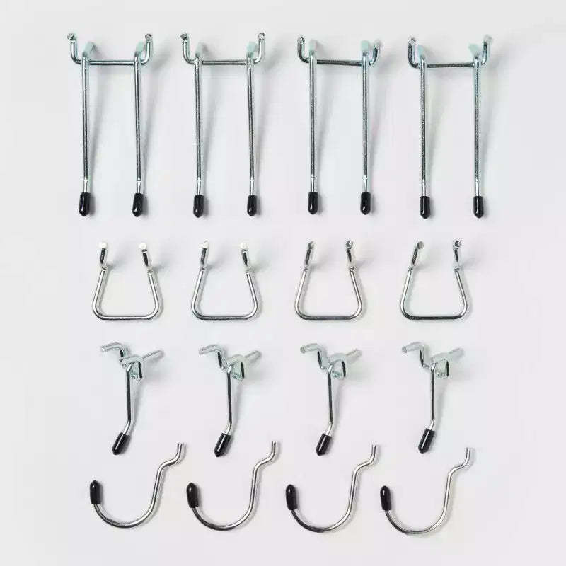 16ct Pegboard Hooks Kit - Brightroom™