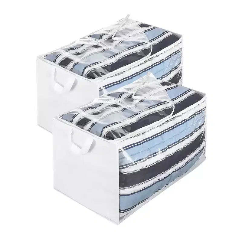 Whitmor 2pk Jumbo Storage Bag White