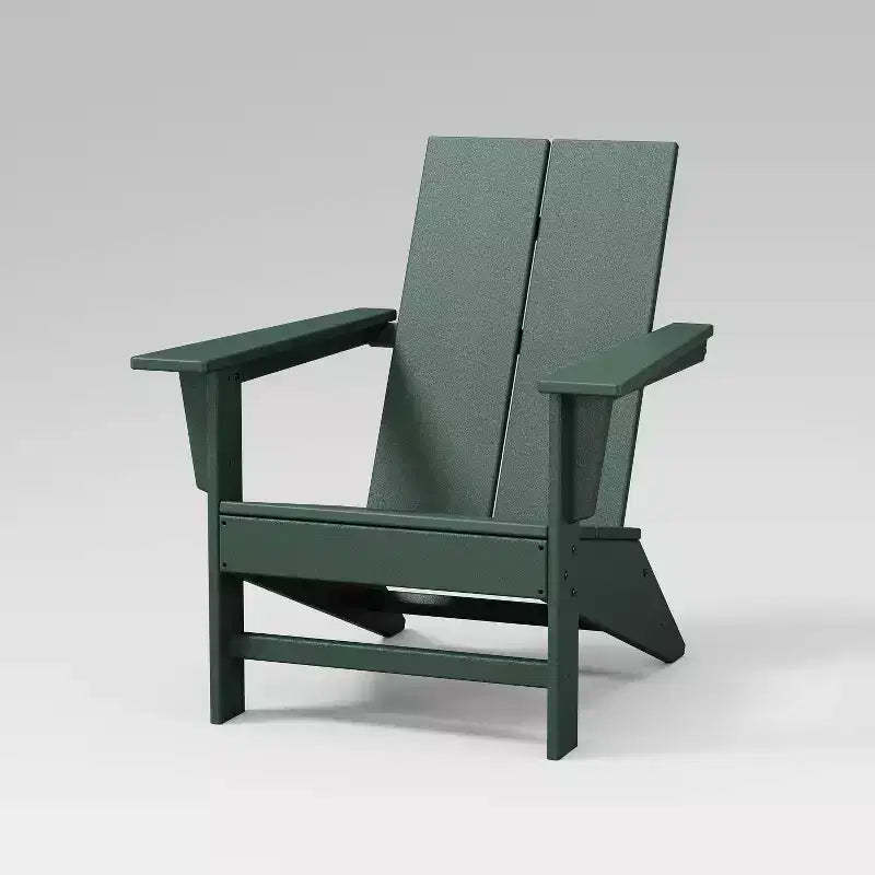POLYWOOD Moore Outdoor Adirondack Patio Accent Chair Green
