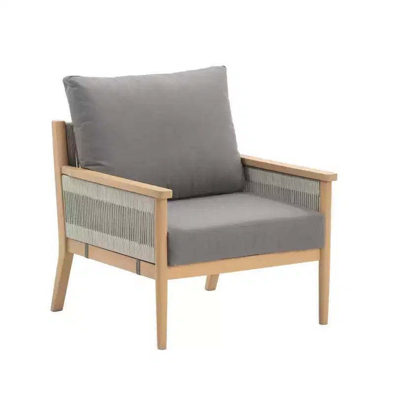 Nathan James Kayden Outdoor Accent Chair Dark Gray