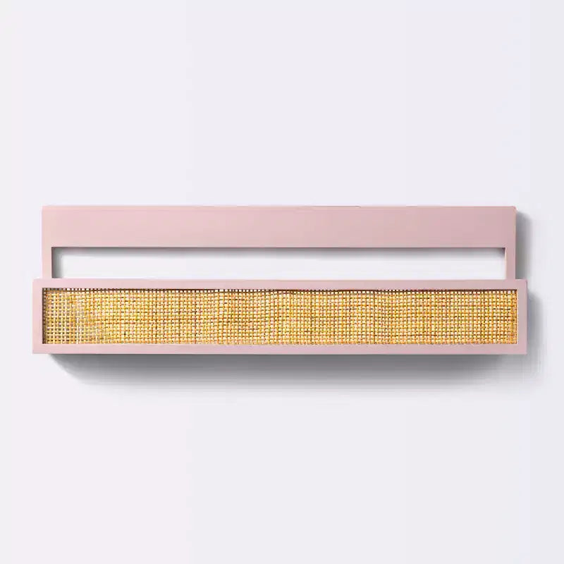 Woven Backless Book Nook Decorative Wall Shelf - Pink - Cloud Island™