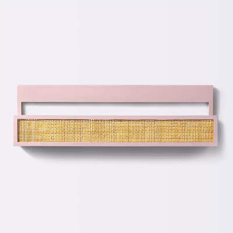 Woven Backless Book Nook Decorative Wall Shelf - Pink - Cloud Island™