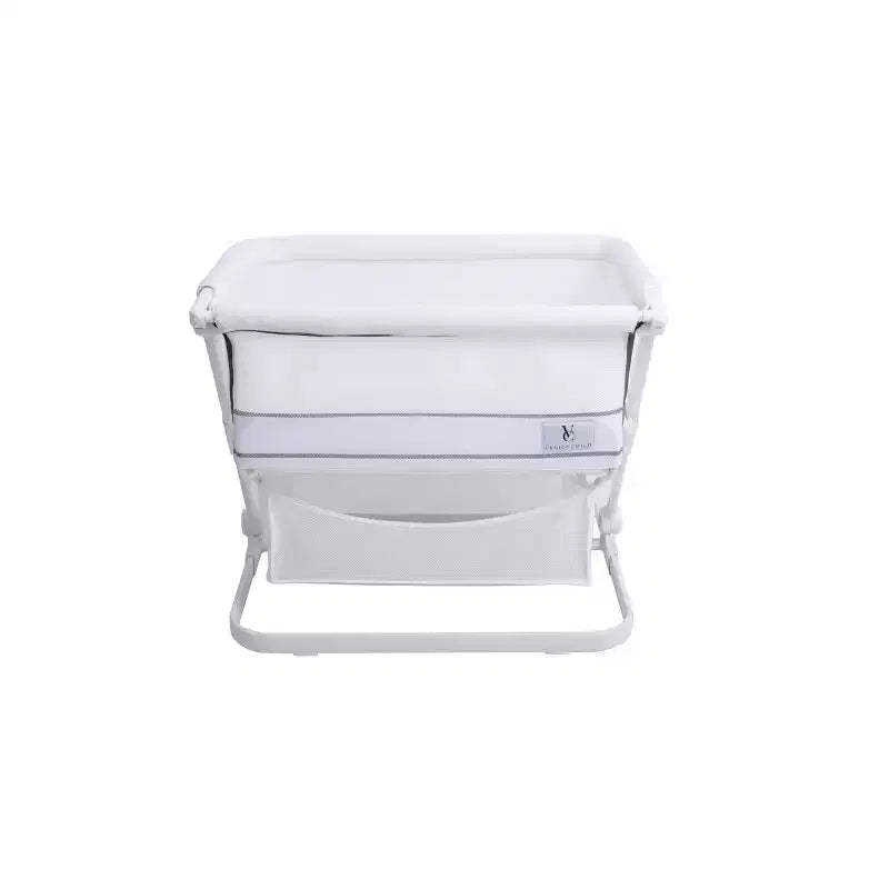 Venice Child Sunset Dreaming Bedside Bassinet - White: Aluminum Frame, Cotton Filling, 22 Lbs Capacity