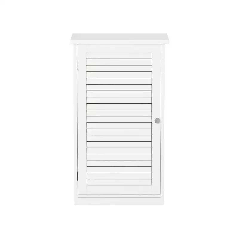 Freestanding Bathroom Linen Cabinet White - Hastings Home
