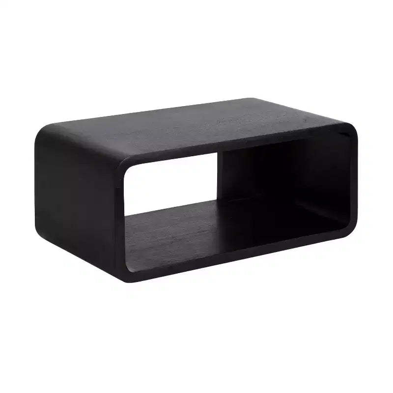 Kate & Laurel All Things Decor 18"x10" Deguara Floating Shelf Black