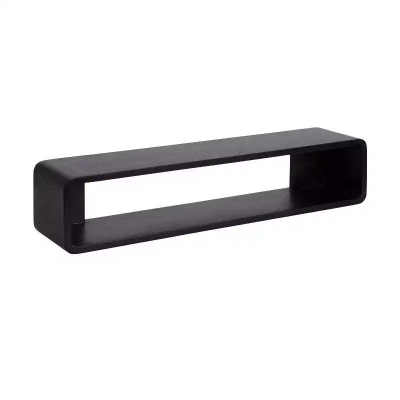 Kate & Laurel All Things Decor 30"x7"x7" Deguara Floating Shelf Black