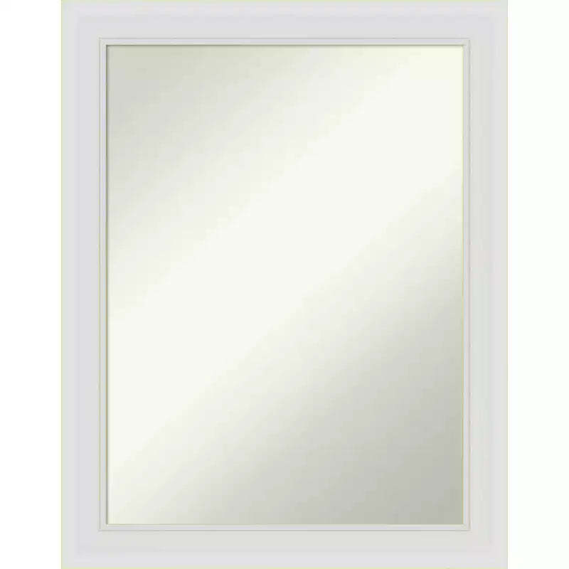 22" x 28" Flair Narrow Wall Mount Mirror, Modern Style - Amanti Art: Includes Mounting Hardware