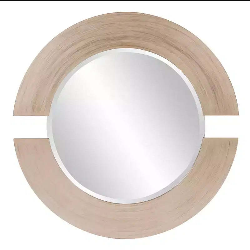 Howard Elliott 36"x24" Rectangular Framed Antoni Dressing Mirror Smokey Gray: Modern Style, MDF, Wall Mounted
