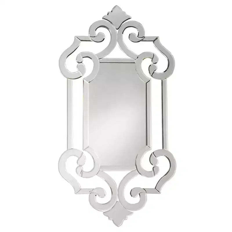 Howard Elliott 54"x14" Allan Andrews Full Length Frameless Wall Mirror Whitby Collection: Modern Style, Glass Material, Wall Mounted