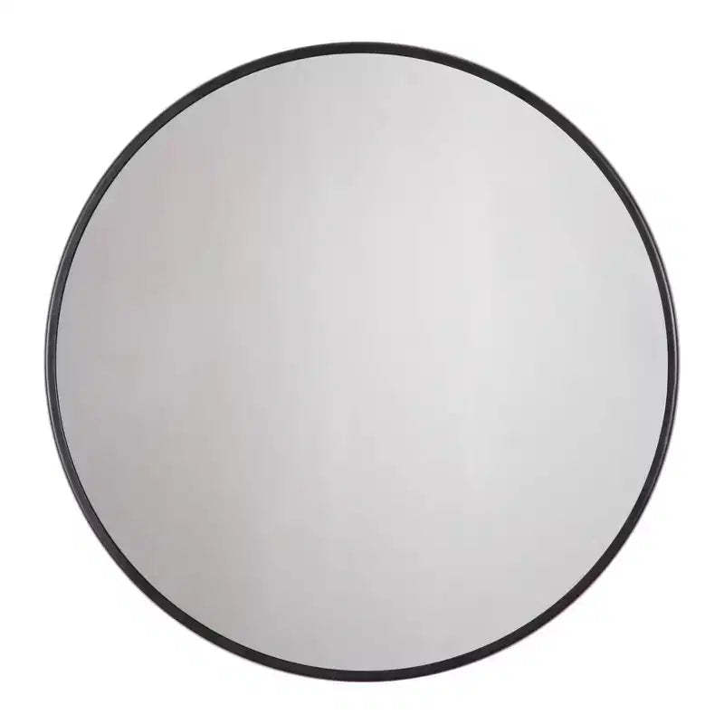 Brewster Adelina Black Circular Mirror