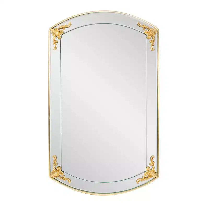 Howard Elliott 23"x39.25" Brockwell Gold Gilded Rectangular Vanity Mirror