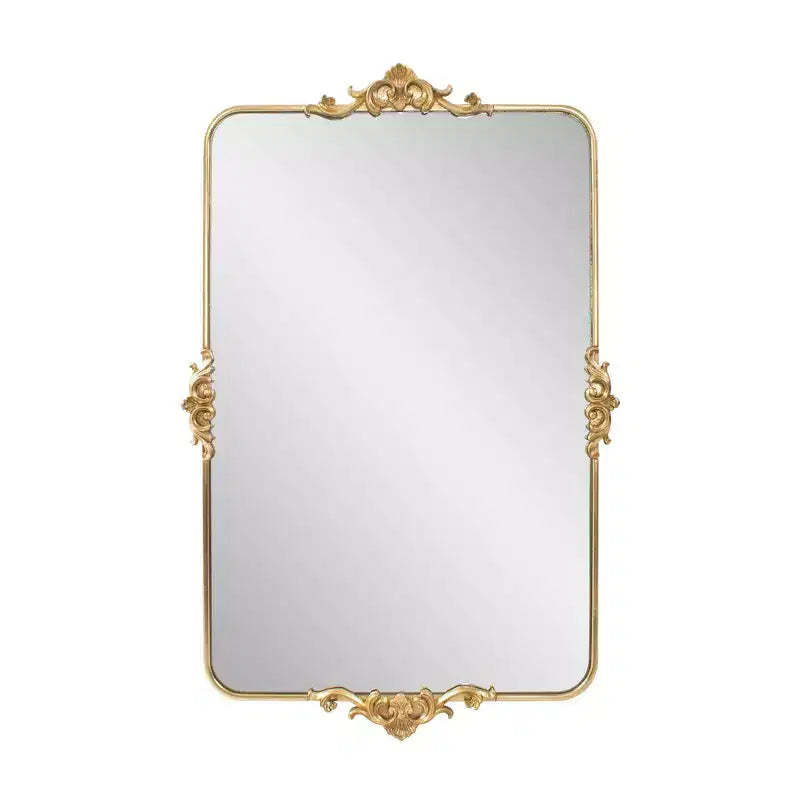 Howard Elliott 26"x40" Wanstead Park Gold Gilded Rectangular Vanity Mirror