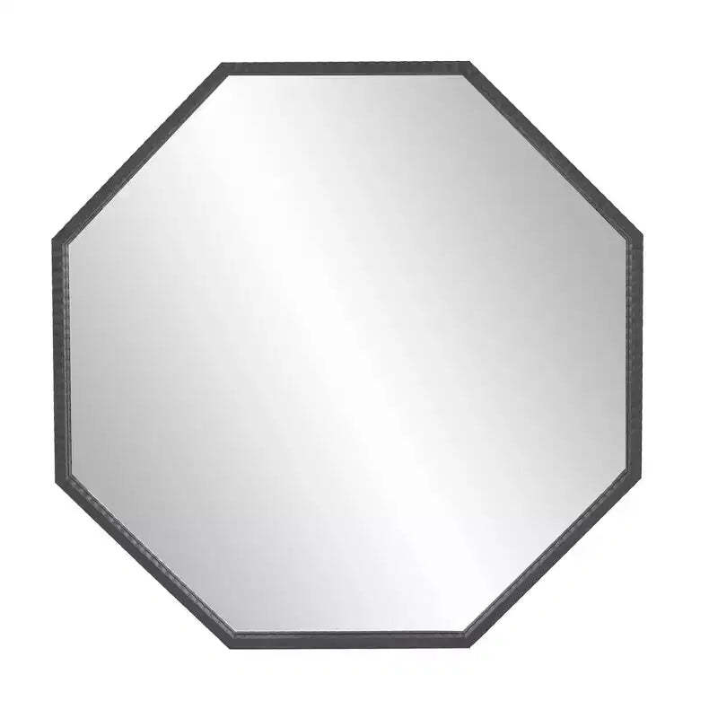 Howard Elliott 60"x30" Allan Andrews Millennium Silver Large Mirror: Modern Style, Wood Frame, Wall Mounted