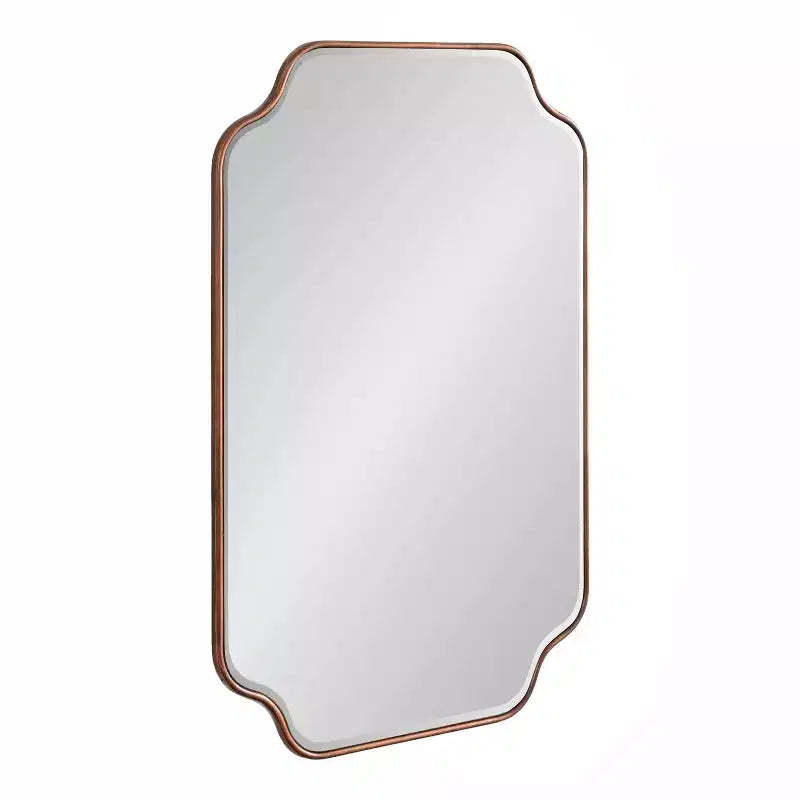 Kate & Laurel All Things Decor 24"x36" Plumley Framed Wall Mirror Bronze