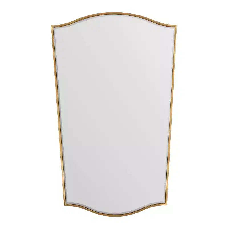 Kate & Laurel All Things Decor 22"x36" Sedelle Tapered Decorative Framed Mirror Gold