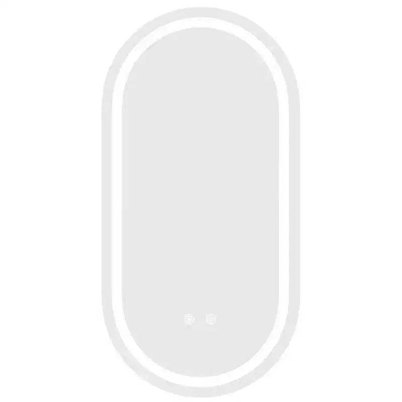 WallBeyond 15.75"x31.5" Oval LED Vanity Mirror Clear